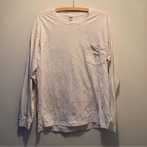 White PINK Long-Sleeve Shirt